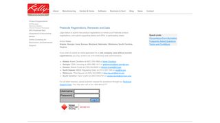 Online Renewal Pesticide Product Registration - Kelly Solutions