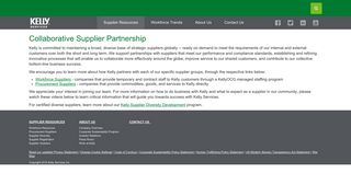 Supplier Resources - Kelly Services
