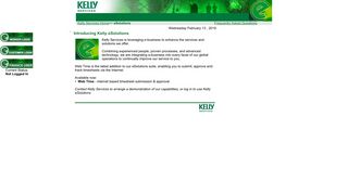 Candidate Login, Kelly Services
