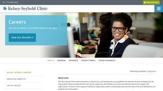 Kelsey-Seybold Clinic | Careers | Welcome