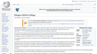 Glasgow Kelvin College - Wikipedia