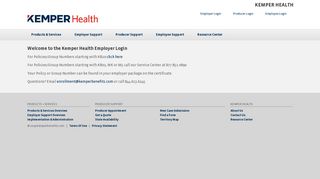 Login Navigator | Kemper Health - Kemper Benefits