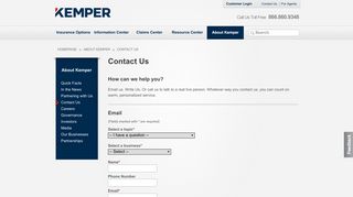 Kemper Corporation - Contact Us