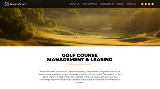 Golf Course Management & Leasing | KemperSports
