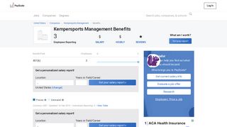 Kempersports Management Benefits & Perks | PayScale