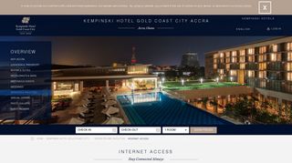 Internet Access | Kempinski Hotel Gold Coast City Accra