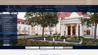 Internet Access | Kempinski Hotel Frankfurt Gravenbruch
