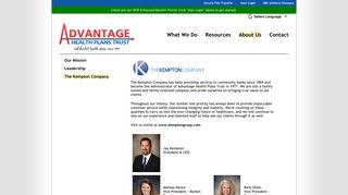The Kempton Company - Advantage Health Plans Trust