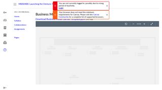 Business Model Canvas Template.pptx: MBA848B: Launching the ...