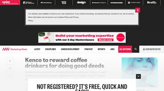 Kenco to reward coffee drinkers for doing good deeds – Marketing Week
