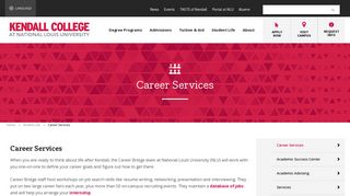 Career Services - Kendall College