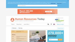 Kenexa and Survey - Human Resources Today