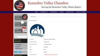 Kennebec Savings Bank - Kennebec Valley Chamber of Commerce