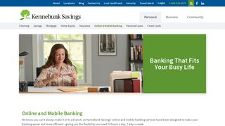 Online & Mobile Banking | Kennebunk Savings