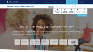 Primary & Specialty Care | Jefferson Health New ... - Kennedy Health