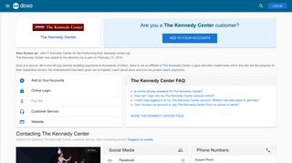 The Kennedy Center: Login, Bill Pay, Customer Service and Care Sign ...