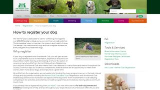 How to register your dog - The Kennel Club