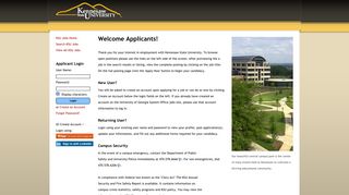Kennesaw State University - Job Opportunities