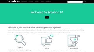 Welcome to Kenshoo U! - Kenshoo U
