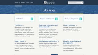 Libraries | Royal Borough of Kensington and Chelsea