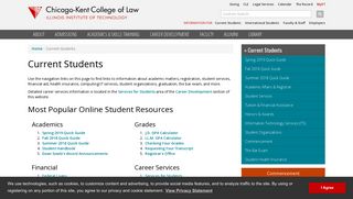 Current Students | Chicago-Kent College of Law