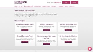 Conveyancing | Kent Reliance for Intermediaries