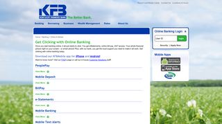 Online & Mobile - Kentucky Farmers Bank