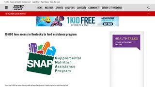 10,000 lose access in Kentucky to food assistance program