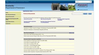 Forms & Documents - Kentucky Department of Insurance