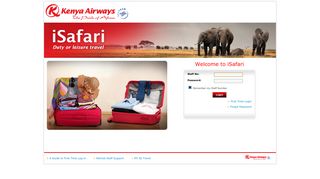 Kenya Airways - Staff Travel Management System
