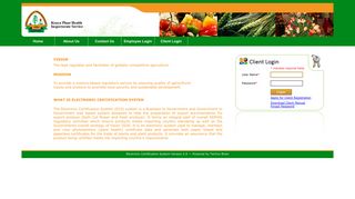 Kenya Plant Health Inspectorate Service-Electronic Certification System