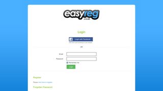 Login - Easy Reg