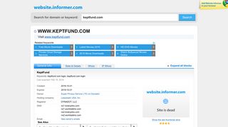 keptfund.com at Website Informer. KeptFund. Visit Kept Fund.
