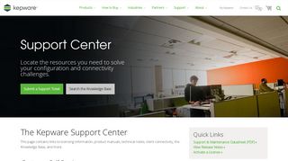 Support Center | Customer Resources | Kepware