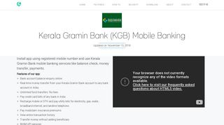 Kerala Gramin Bank Mobile Banking using App in 4 Easy Steps