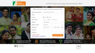 Register Free - Kerala Matrimony