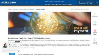 KSEB Bill Payment - EB Bill Online Payment | FedNet Internet Banking