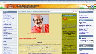 Welcome to the official website of Finance Department, Govt. of Kerala