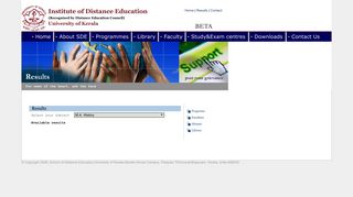 Institute of Distance Education - SDE