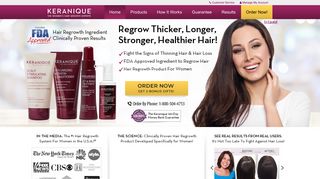 Keranique Hair Regrowth | Hair Growth Products For Women