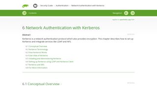 Network Authentication with Kerberos | Security Guide | openSUSE ...
