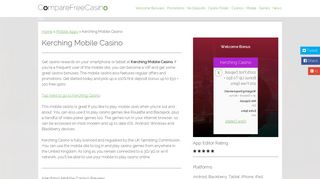 Kerching Mobile Casino - Casino Rewards - Casino Bonuses