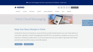 Kerio Cloud - Messaging | Kerio Technologies