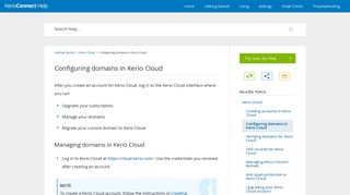 Configuring domains in Kerio Cloud - GFI Software