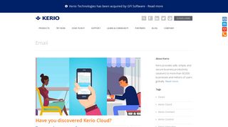 Email | Kerio Technologies