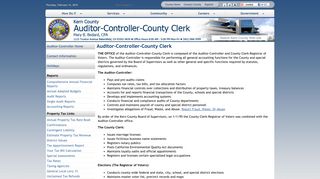 Kern County Auditor-Controller-County Clerk