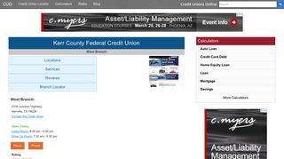 Kerr County Federal Credit Union - Credit Unions Online