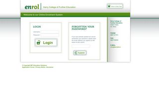 Kerry College of Further Education - enROL - College Enrolment ...