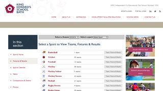 King Edward's, Bath | Sports, Teams, Fixtures & Results - Schools Sports