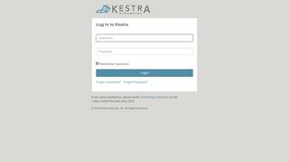 Log in to Kestra - Kestra Financial